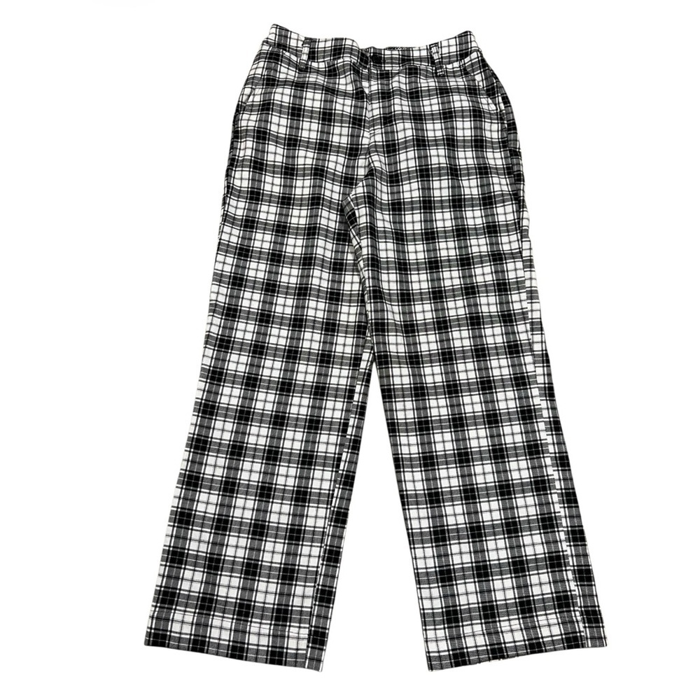 Empyre Women's Casual Tartan Plaid Check Pants Inseam 28 - Picture 4 of 8